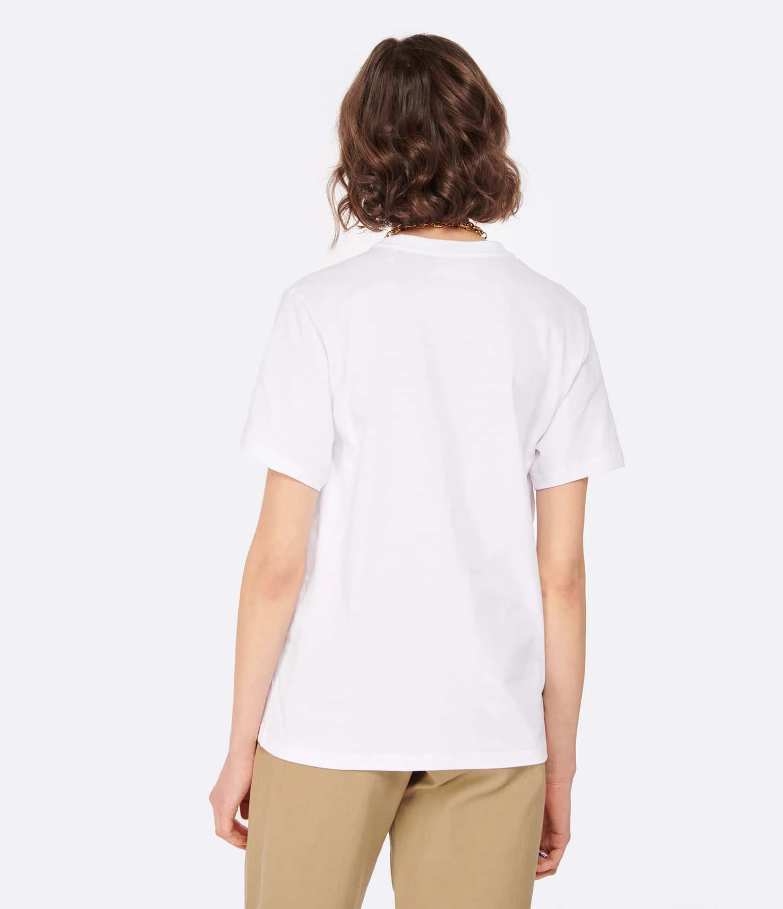 MARANT ÉTOILE Tee-shirt Zewel Coton Blanc – Image 5