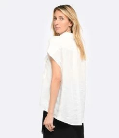 Momoni Chemise Winnie Lin Blanc 11 Momoni Chemise Winnie Lin Blanc -Boutique de vente ZIMMERMANN 696 230111