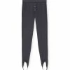 Ganni Legging Noir Phantom