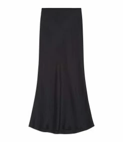 ANINE BING Jupe Bar Soie Noir