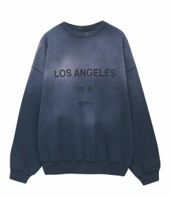 ANINE BING Sweatshirt Jaci Coton Organique Navy