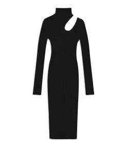 ANINE BING Robe Victoria Coton Noir