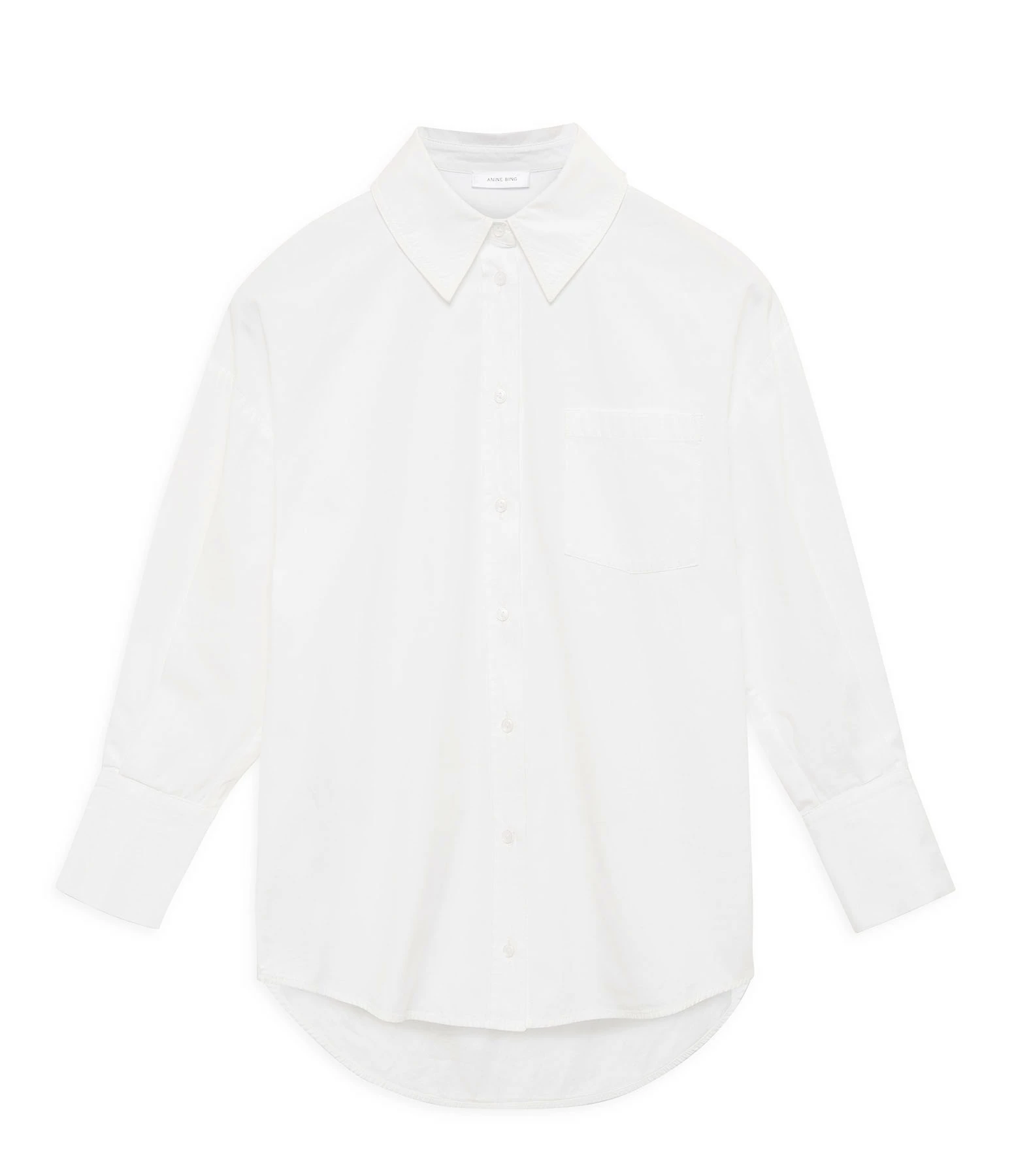 ANINE BING Chemise Mika Coton Blanc