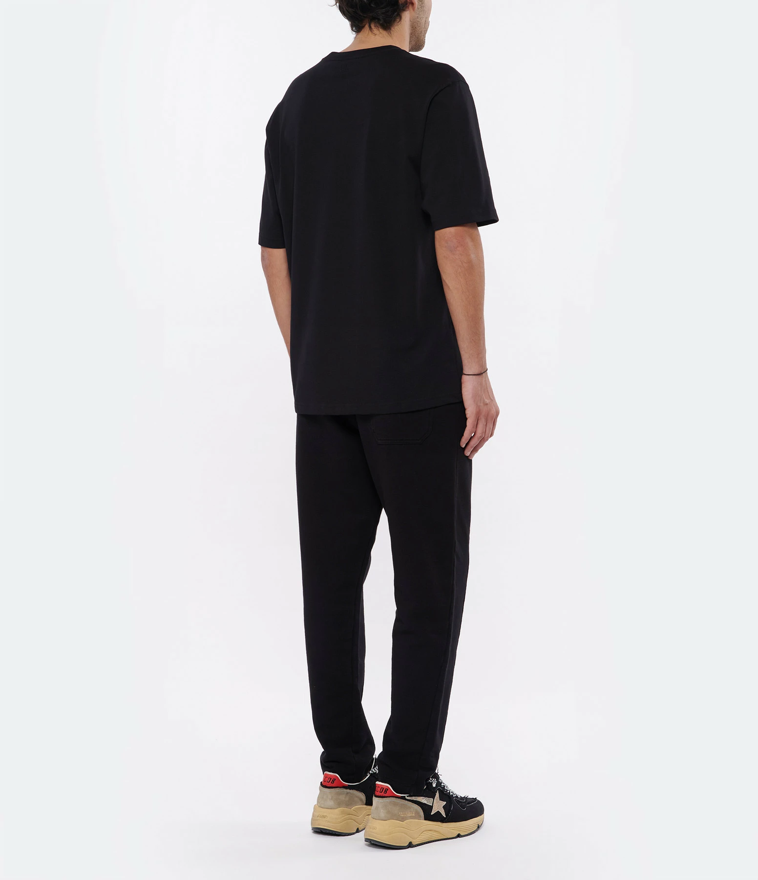 AMI Paris Tee-shirt Unisexe Ami De Cœur Coton Biologique Noir – Image 7