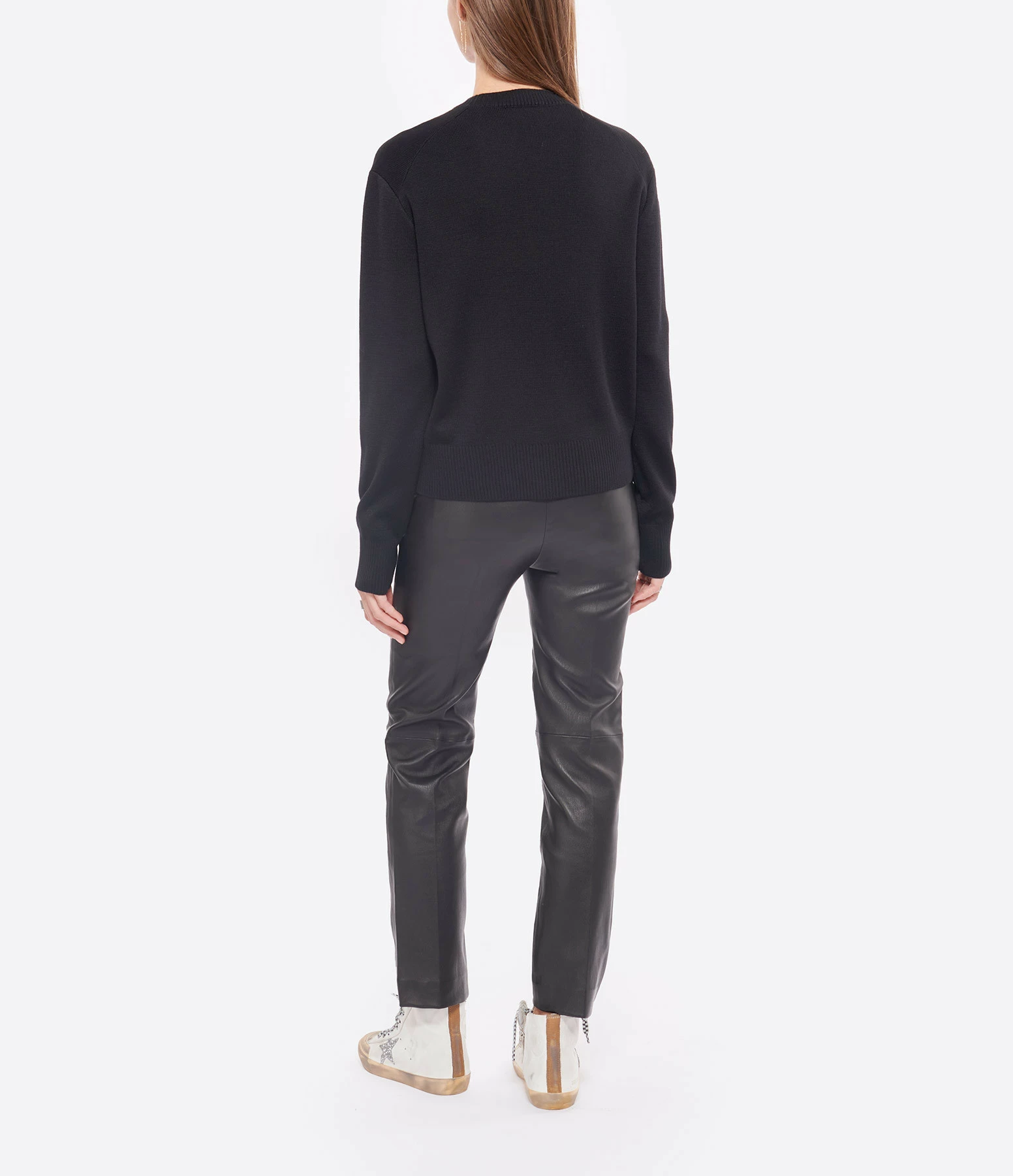 AMI Paris Pull Ami De Cœur Laine Noir 7 AMI Paris Pull Ami De Cœur Laine Noir – Image 5