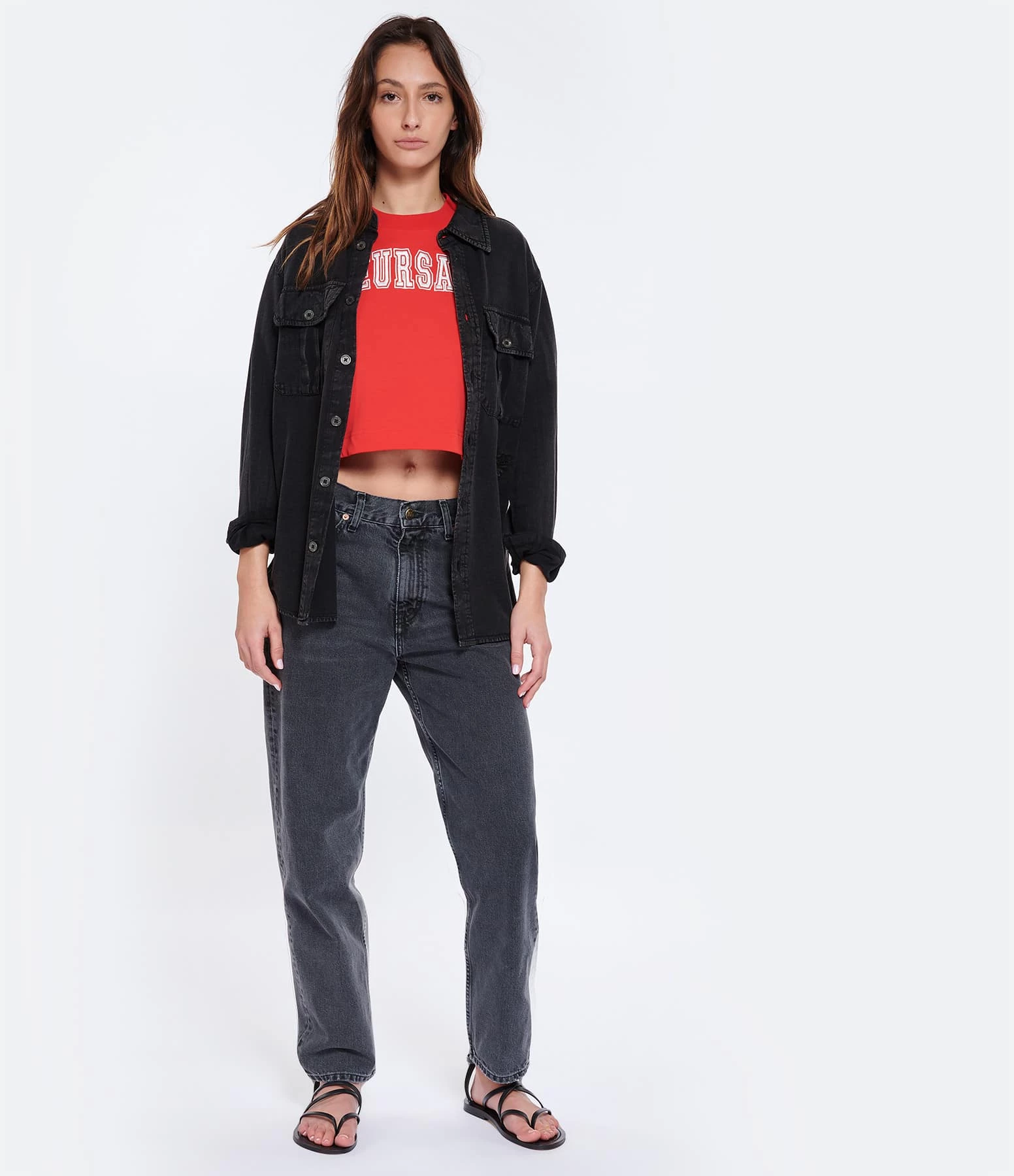 AMI Paris Tee-shirt Coton Biologique Rouge – Image 4