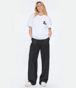 AMI Paris Tee-shirt Unisexe Coton Biologique Blanc -Boutique de vente ZIMMERMANN amipa look20230207 145
