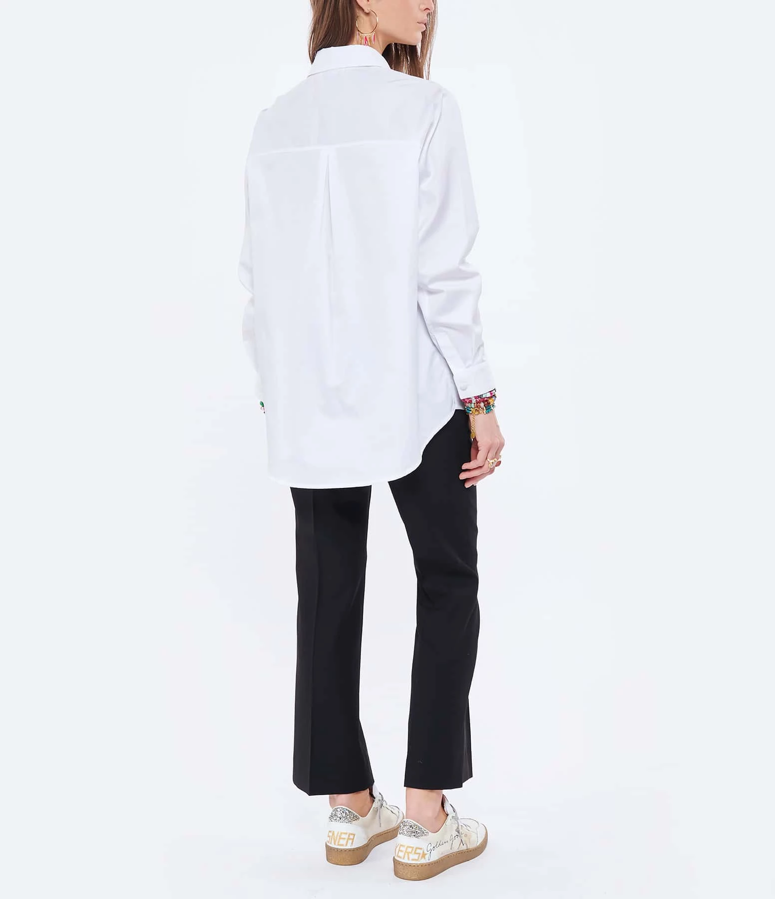 ANDREA LEV Chemise Boyfriend Blanc – Image 5