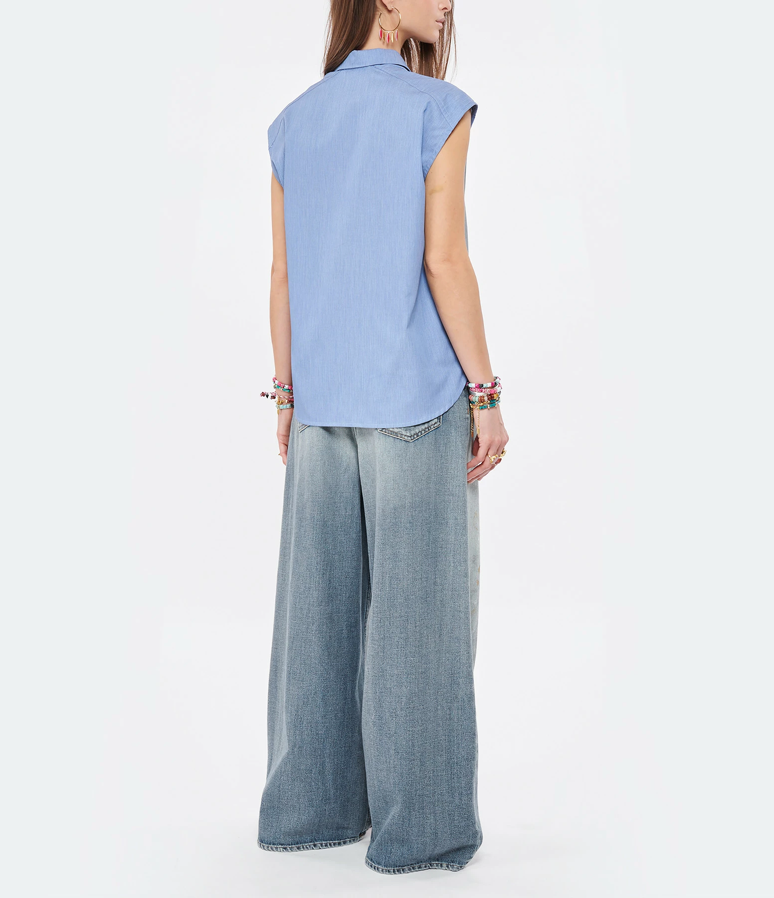 ANDREA LEV Chemise Natural Bleu Denim 7 ANDREA LEV Chemise Natural Bleu Denim – Image 5