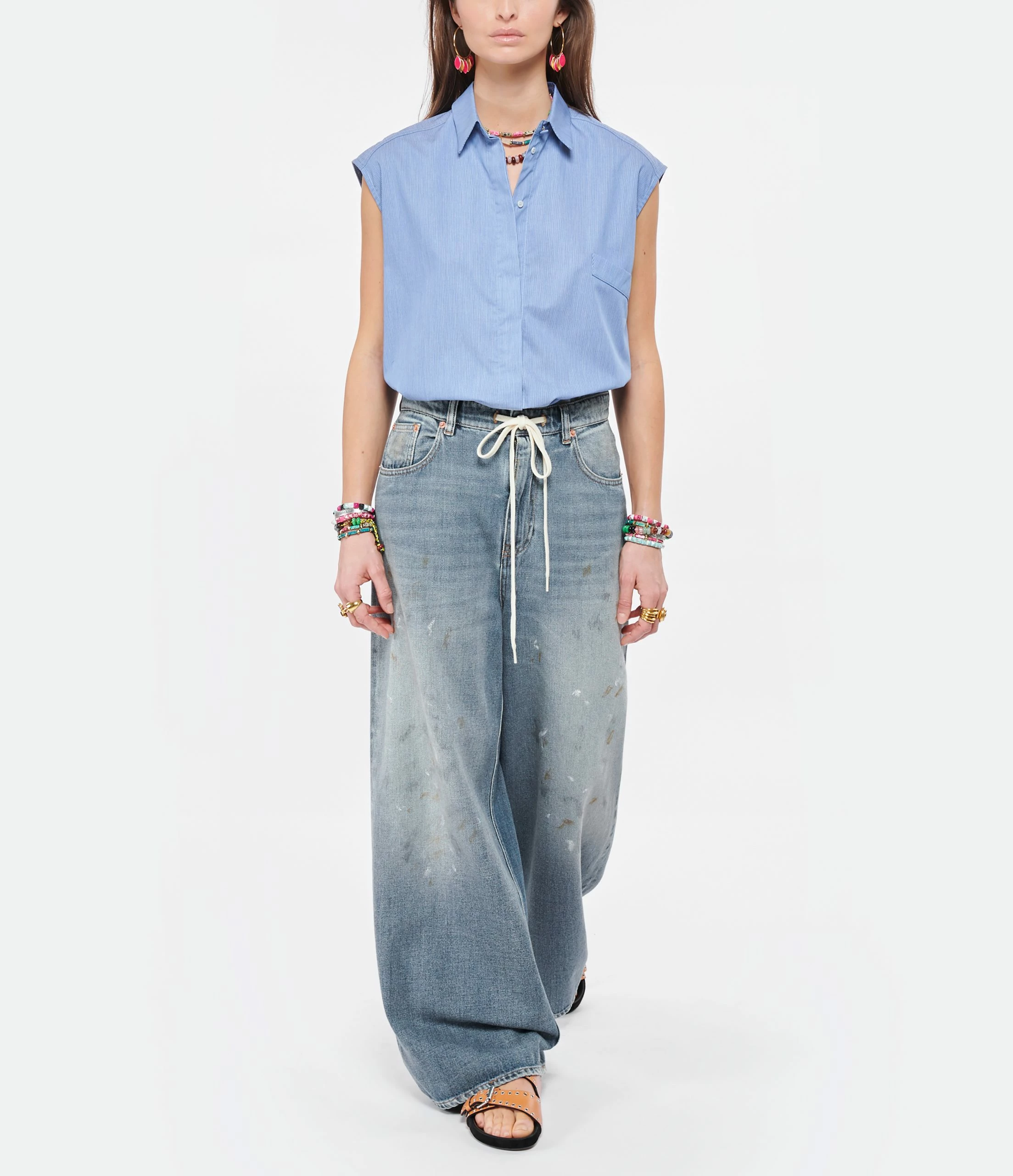 ANDREA LEV Chemise Natural Bleu Denim 6 ANDREA LEV Chemise Natural Bleu Denim – Image 4