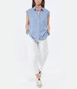 ANDREA LEV Chemise Natural Bleu Denim 13 ANDREA LEV Chemise Natural Bleu Denim -Boutique de vente ZIMMERMANN andre look20220202 317