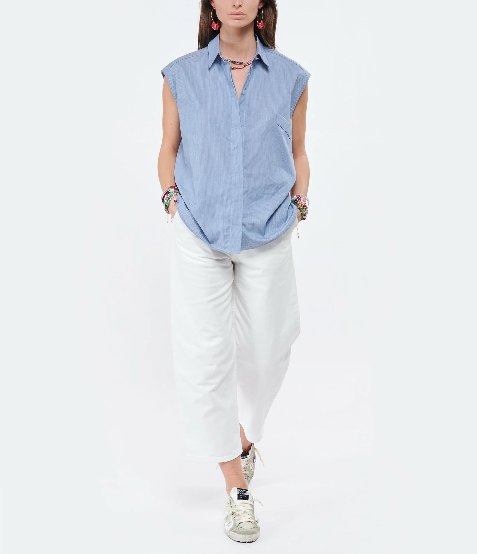 ANDREA LEV Chemise Natural Bleu Denim 8 ANDREA LEV Chemise Natural Bleu Denim – Image 6