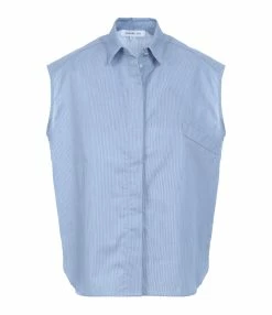 ANDREA LEV Chemise Natural Bleu Denim