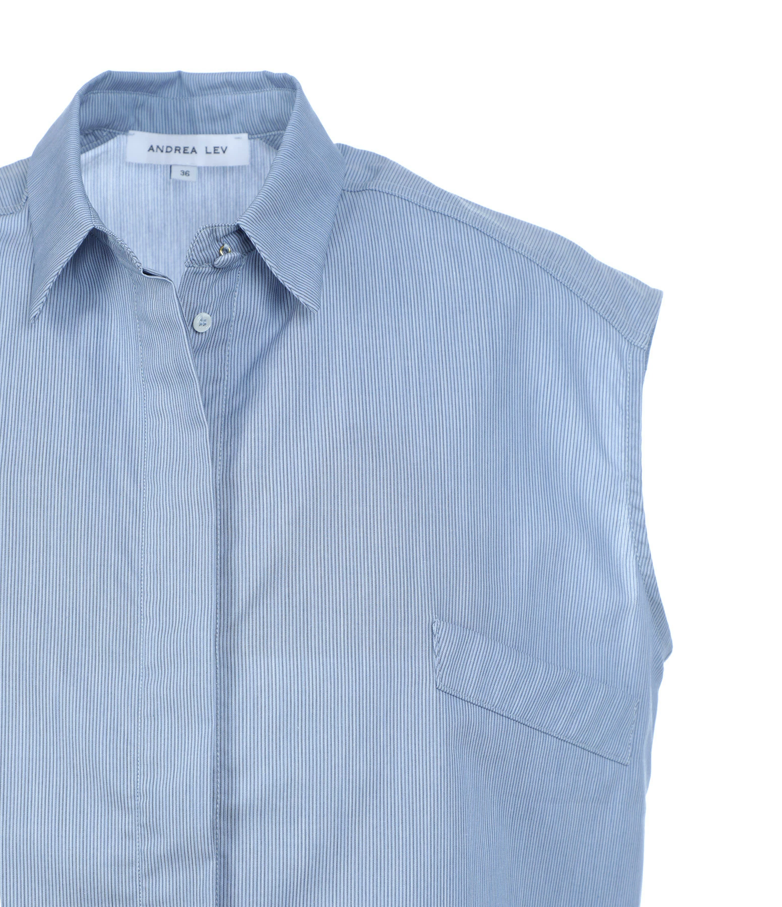 ANDREA LEV Chemise Natural Bleu Denim 4 ANDREA LEV Chemise Natural Bleu Denim – Image 2