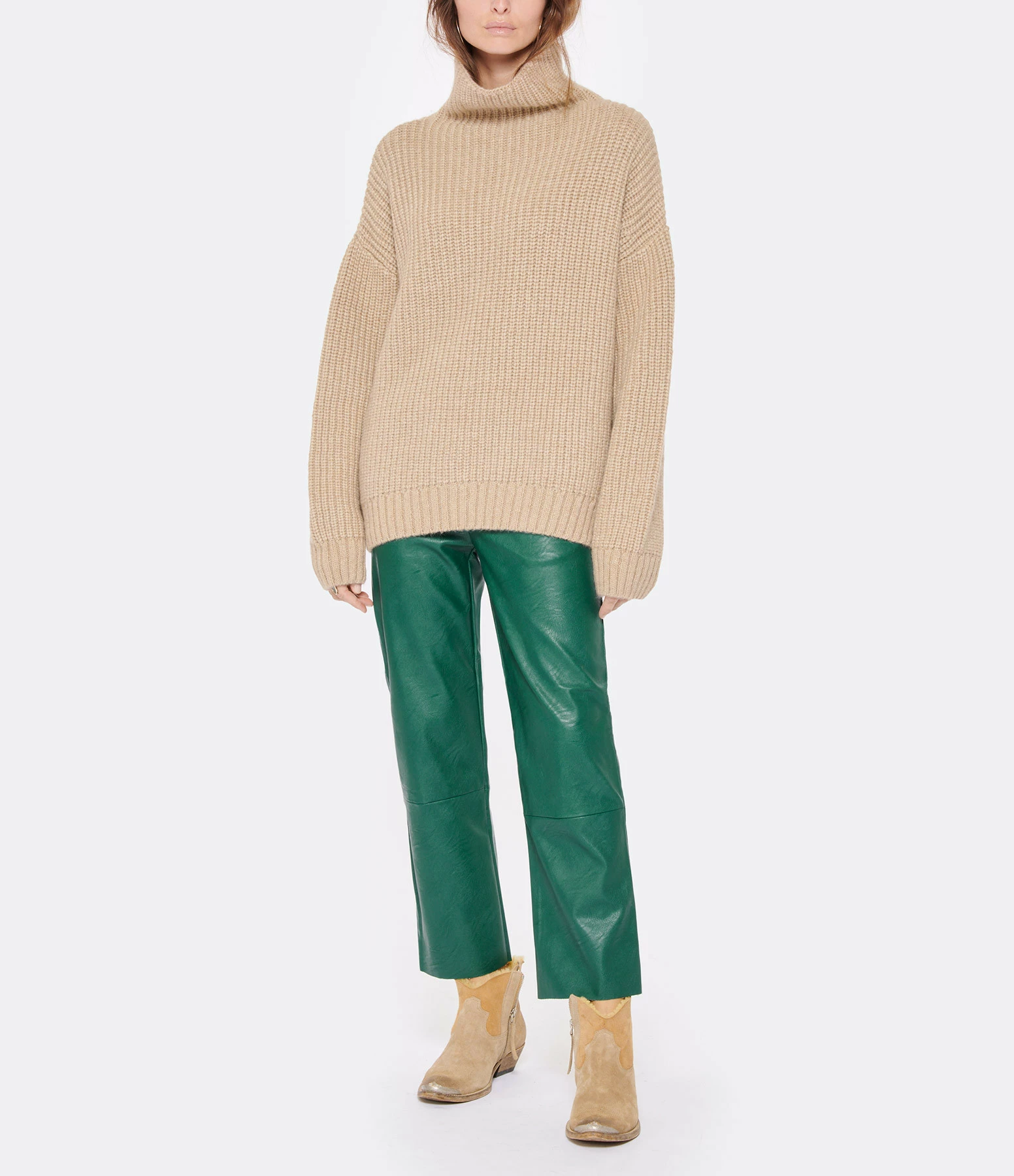 ANINE BING Pull Sydney Alpaga Beige – Image 4