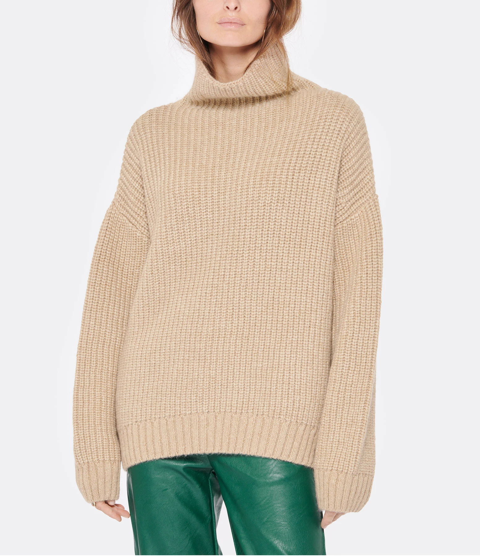 ANINE BING Pull Sydney Alpaga Beige – Image 3