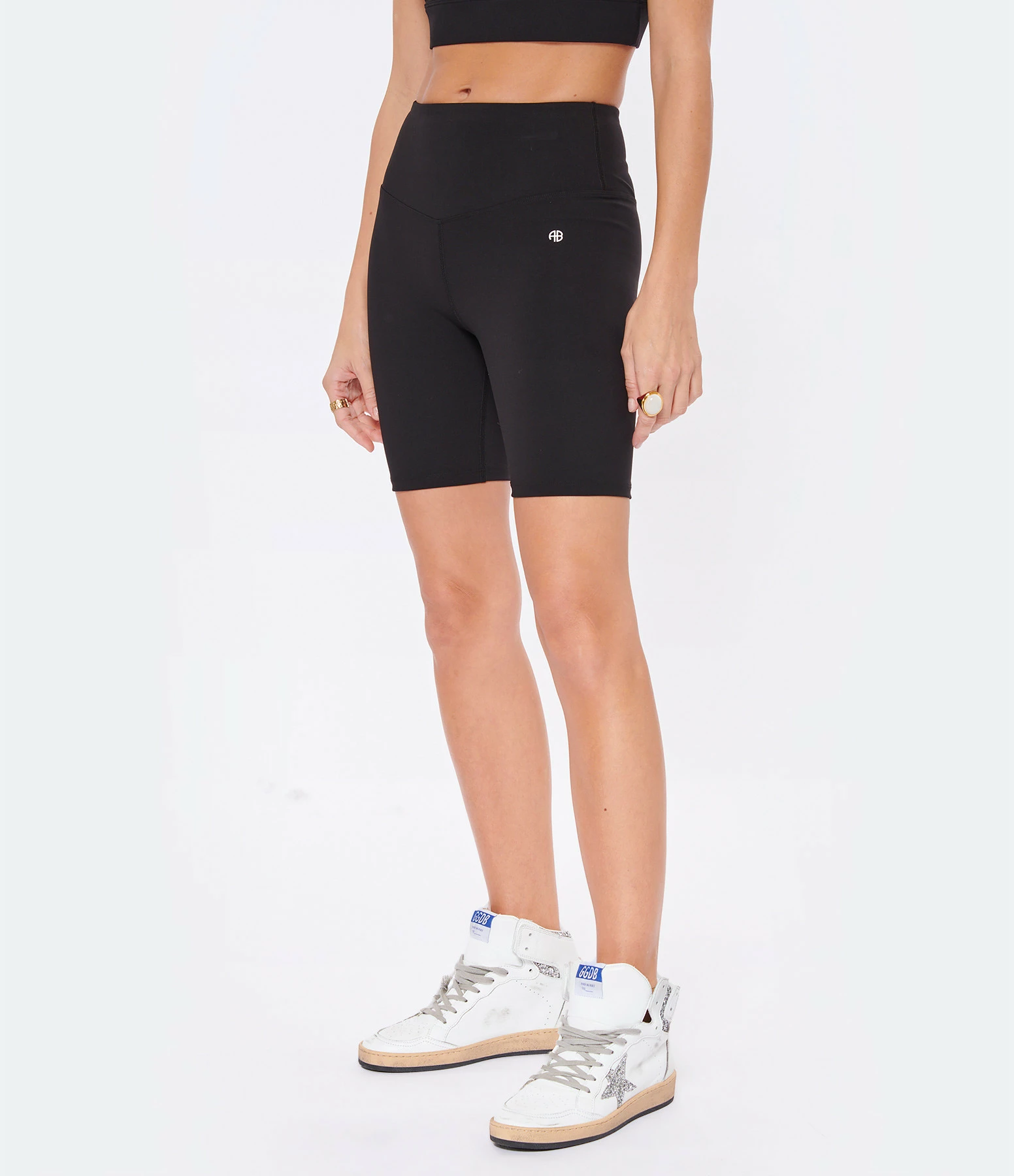 ANINE BING Short Cycliste Blake Noir – Image 4