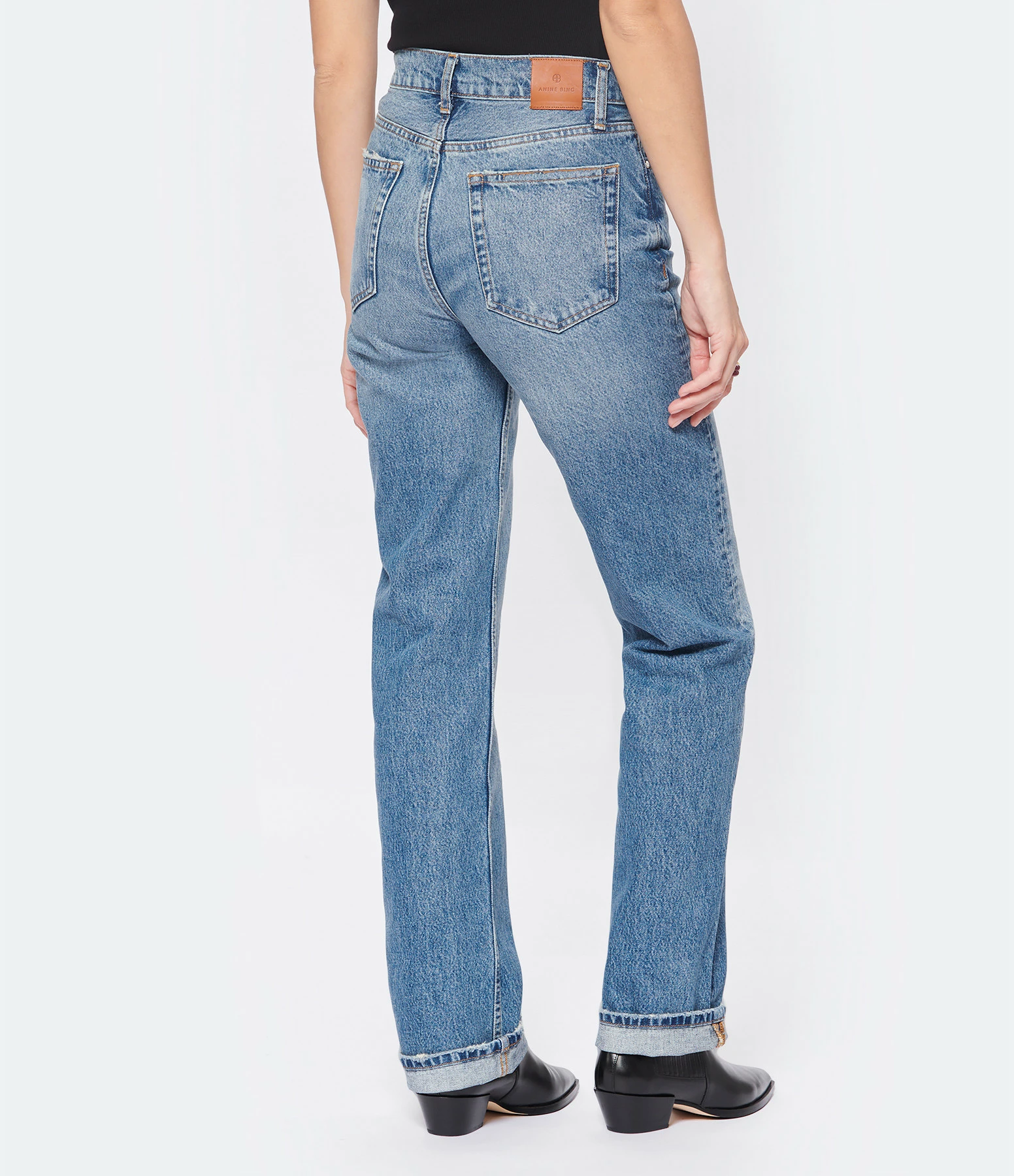 ANINE BING Jean Kat Coton Bleu 7 ANINE BING Jean Kat Coton Bleu – Image 5
