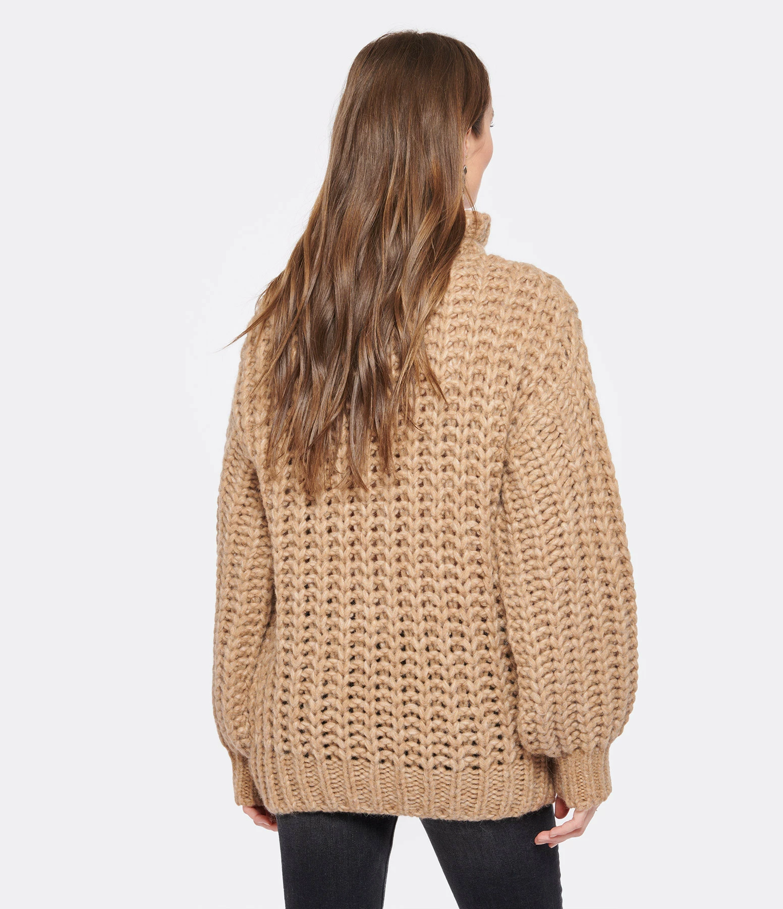 ANINE BING Pull Iris Laine Mérinos Avoine – Image 5