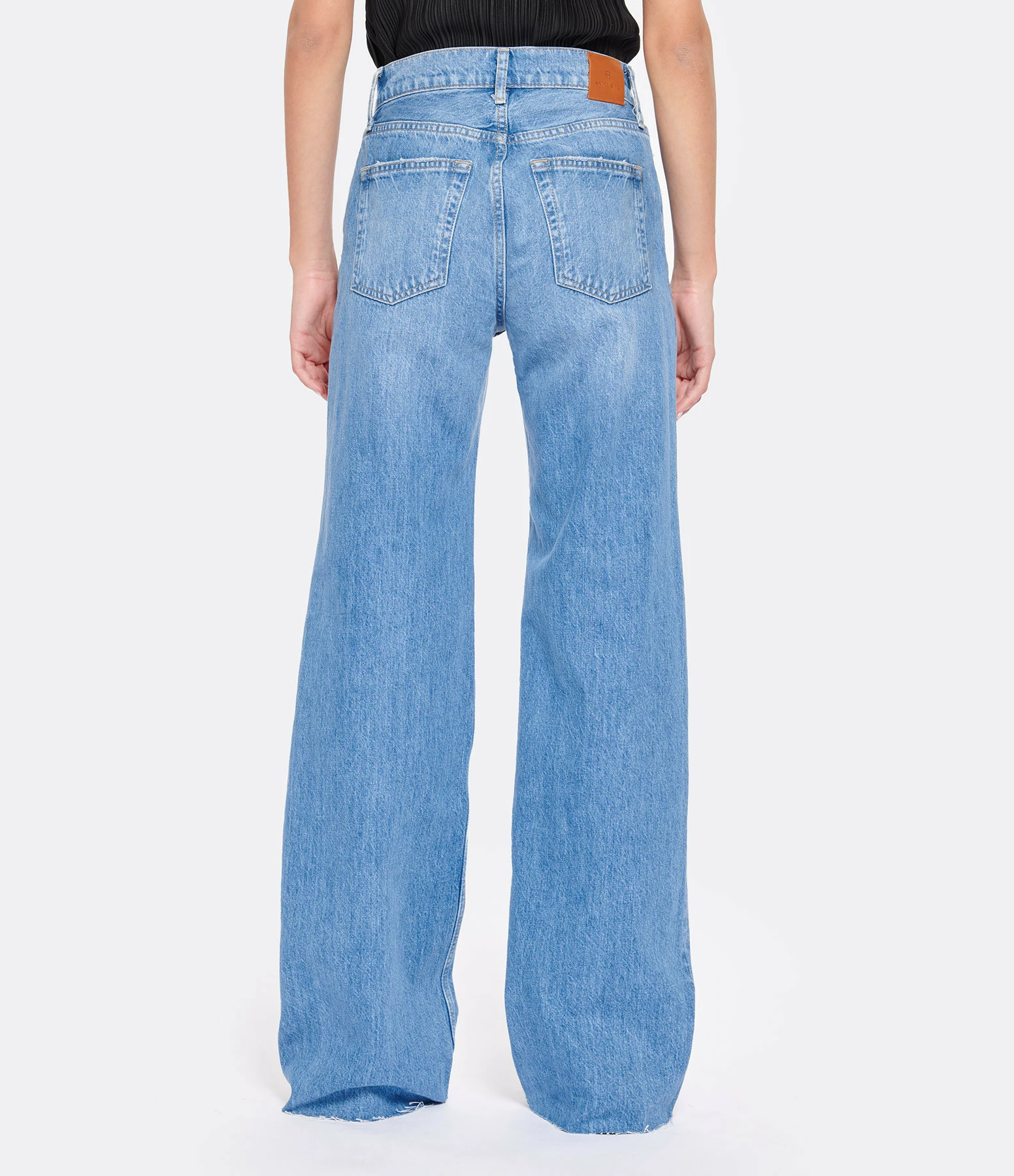 ANINE BING Jean Hugh Coton Organique Bleu 7 ANINE BING Jean Hugh Coton Organique Bleu – Image 5