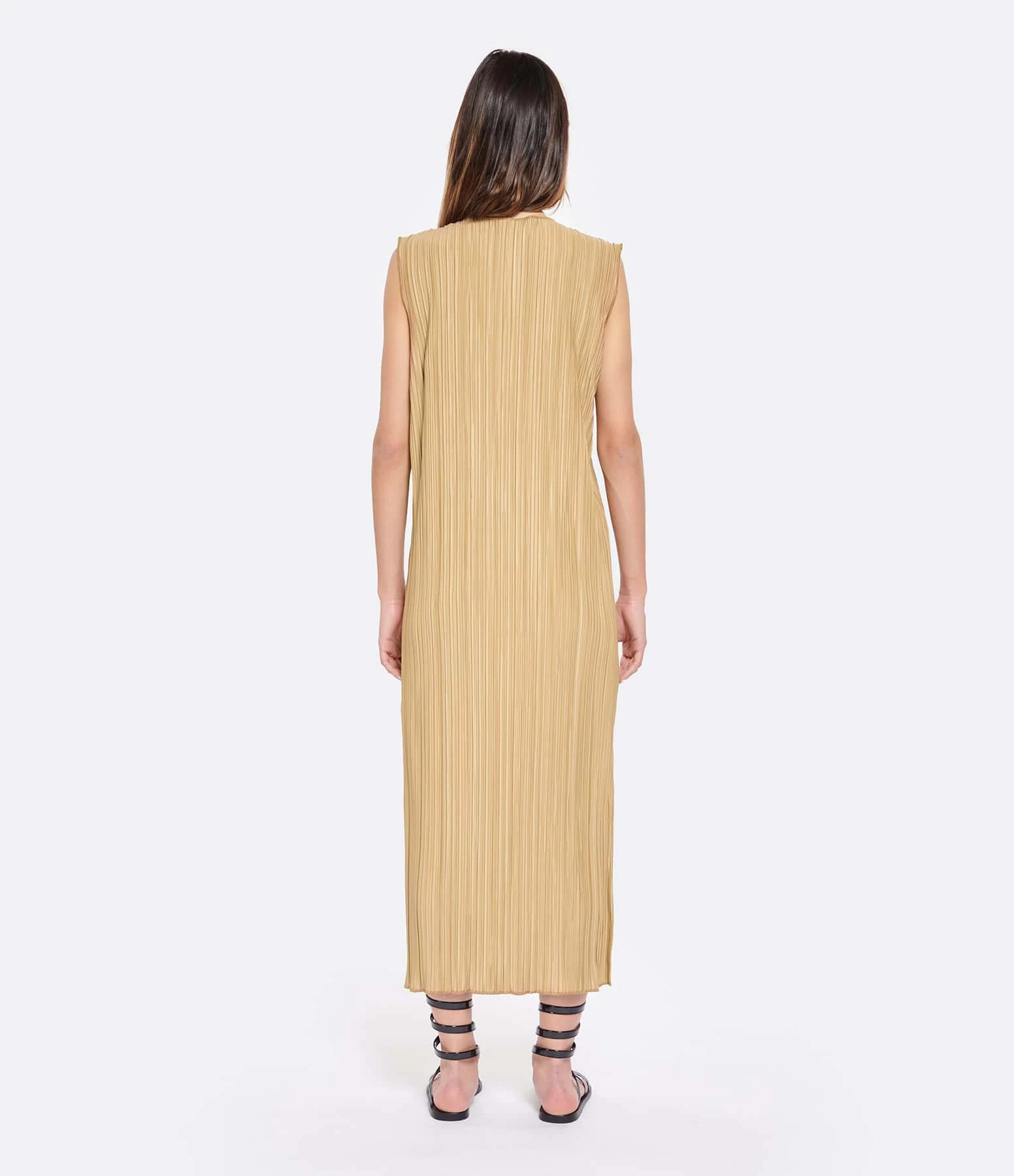 ANINE BING Robe Longue Melanie Marron – Image 4