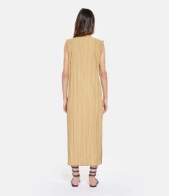 ANINE BING Robe Longue Melanie Marron -Boutique de vente ZIMMERMANN anine look20230203 313