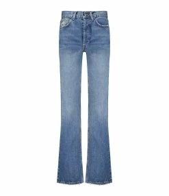 ANINE BING Jean Kat Coton Bleu