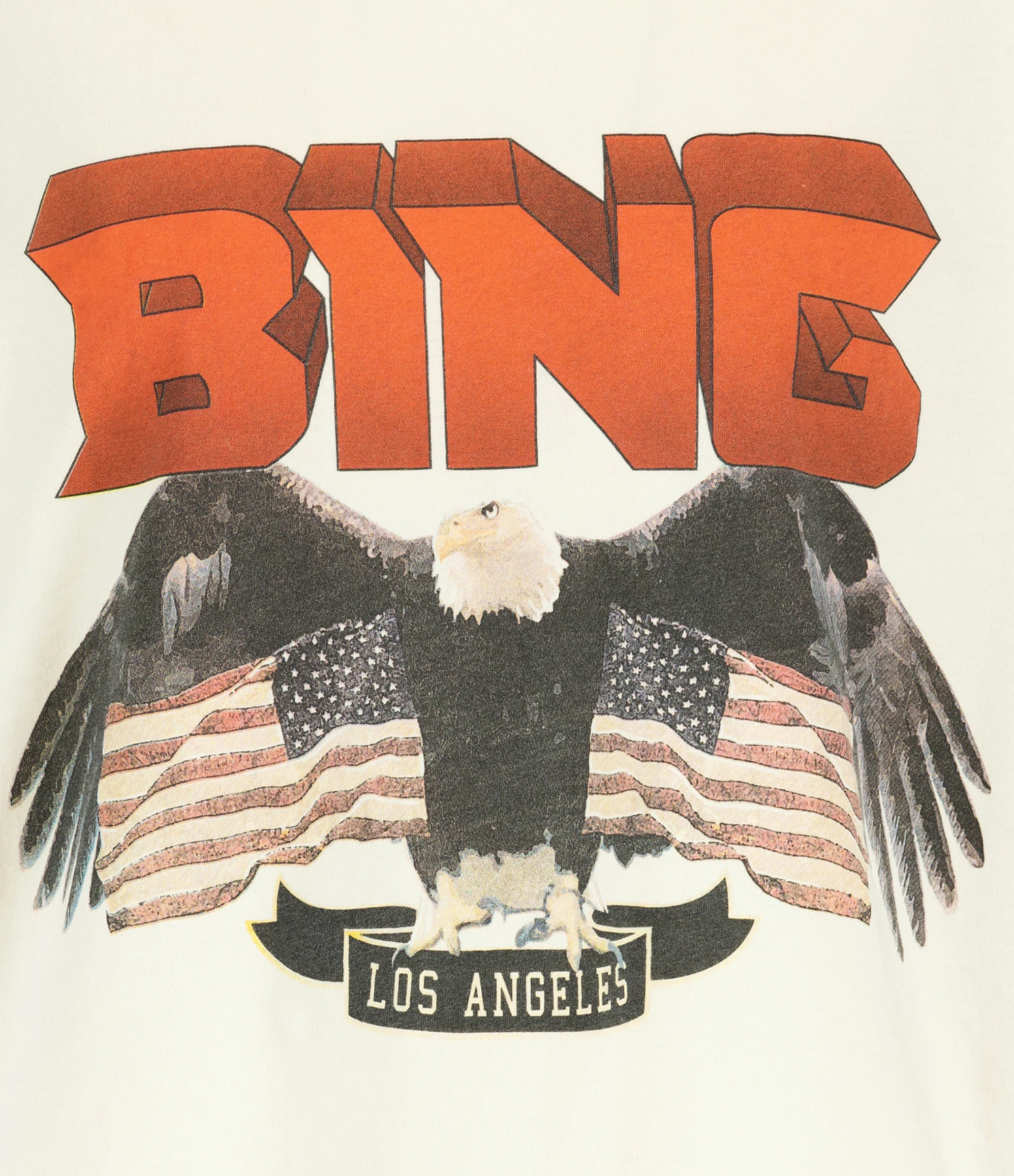 ANINE BING Tee-shirt Vintage Coton Blanc – Image 2