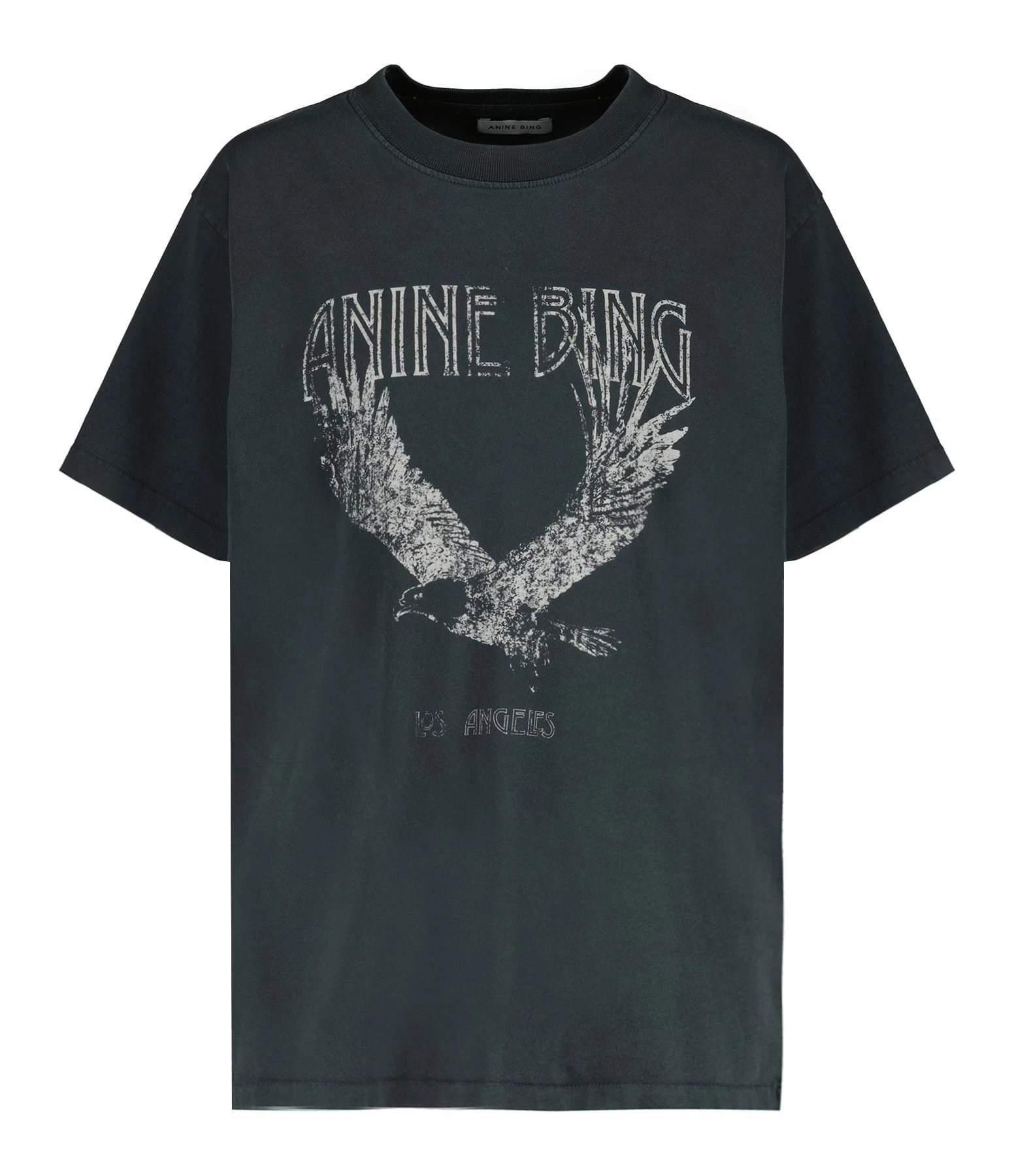 ANINE BING Tee-shirt Lili Coton Organique Gris Délavé