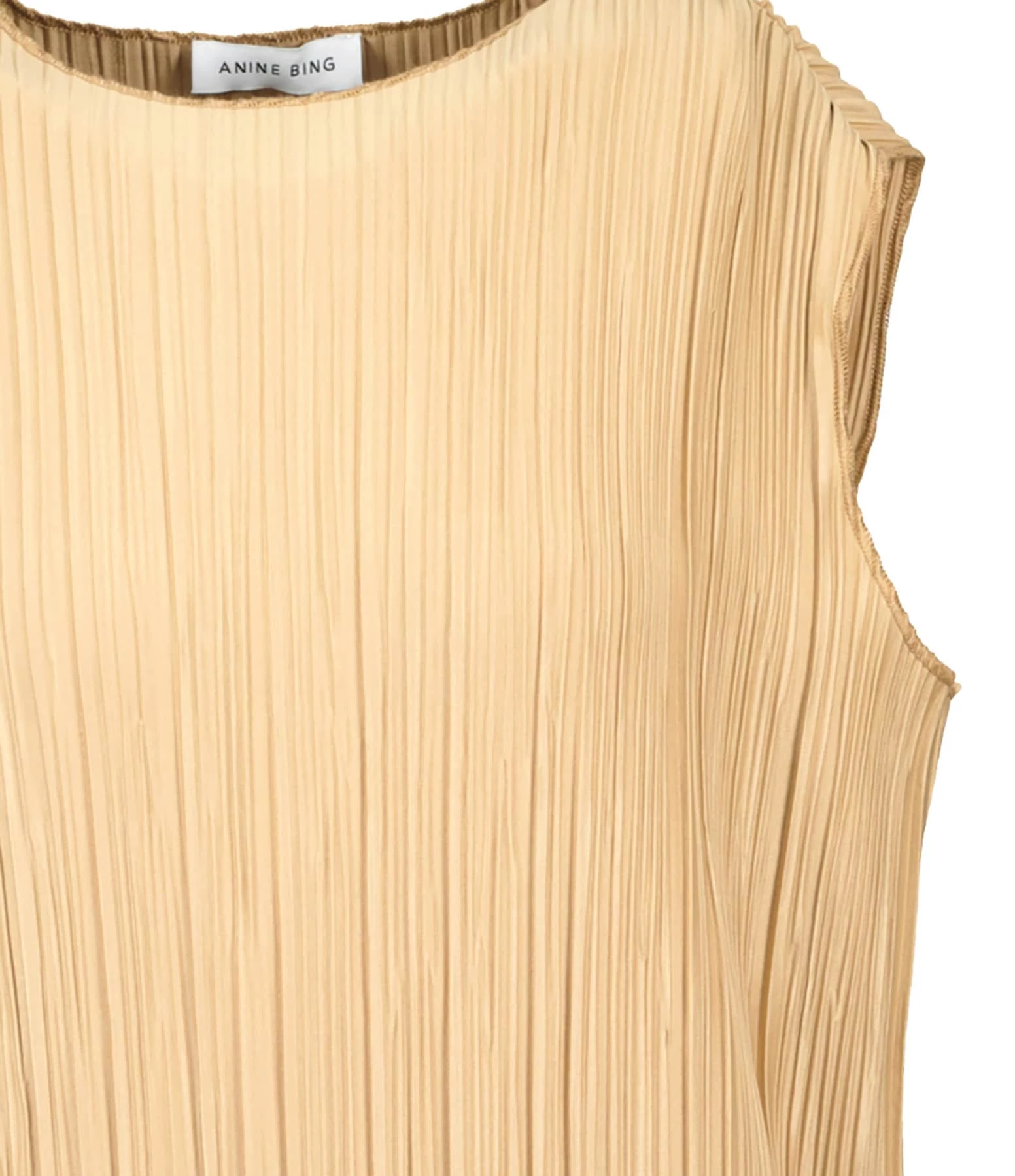 ANINE BING Robe Longue Melanie Marron – Image 2