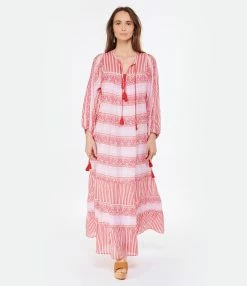 ANTIK BATIK Robe Longue Amelie Rose 8 ANTIK BATIK Robe Longue Amelie Rose -Boutique de vente ZIMMERMANN antik look20230110 105 2