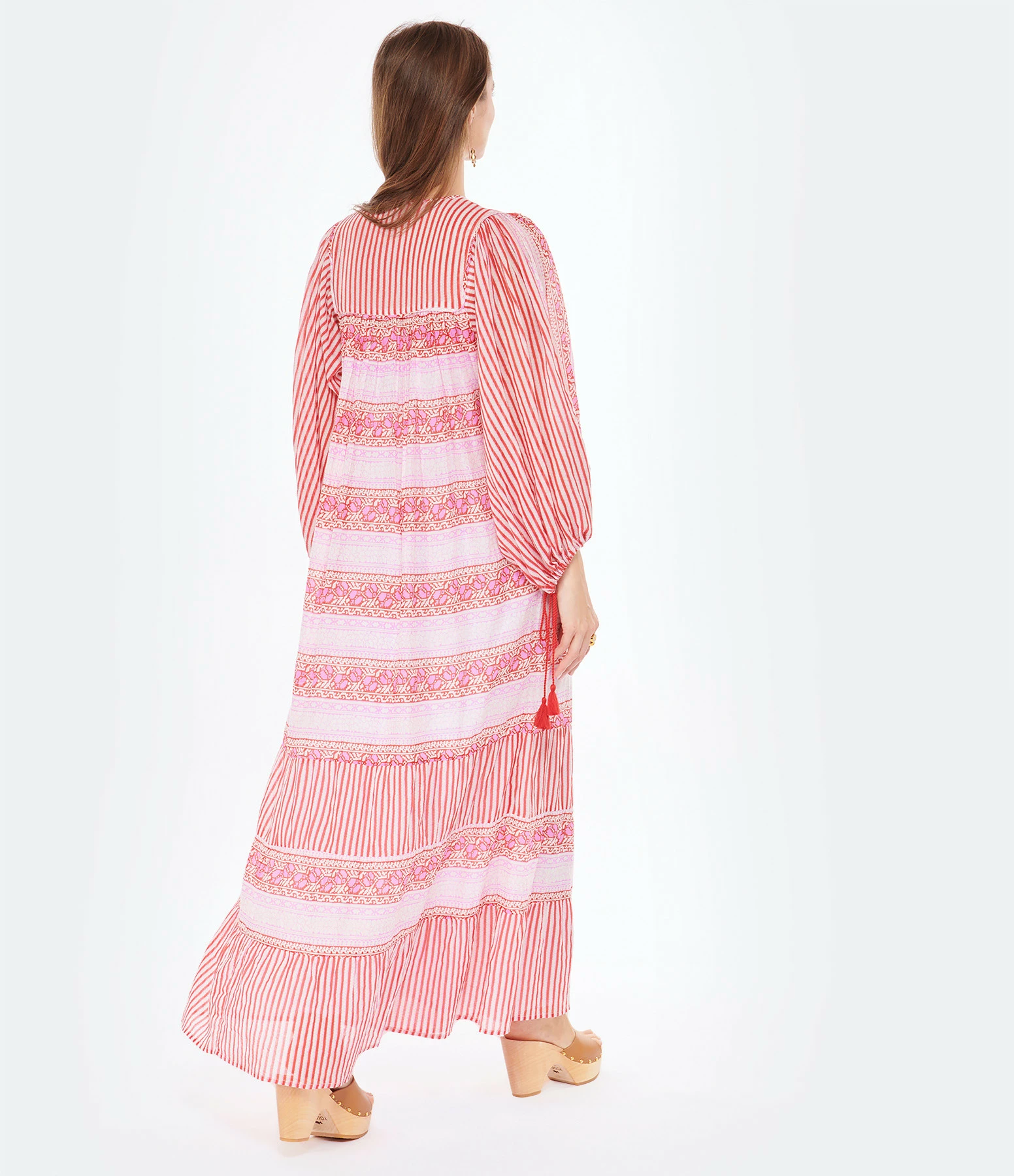 ANTIK BATIK Robe Longue Amelie Rose – Image 4