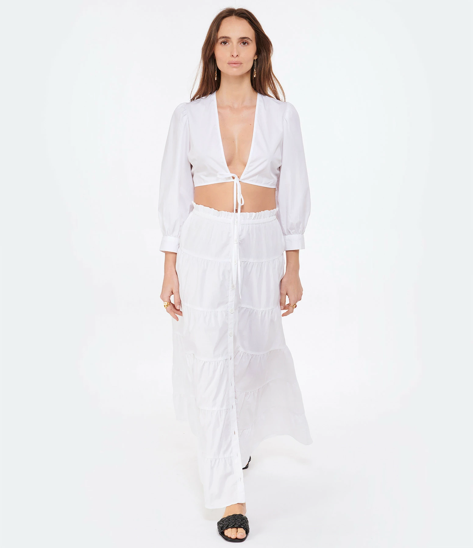 ANTIK BATIK Top Court Karo Blanc 7 ANTIK BATIK Top Court Karo Blanc – Image 5