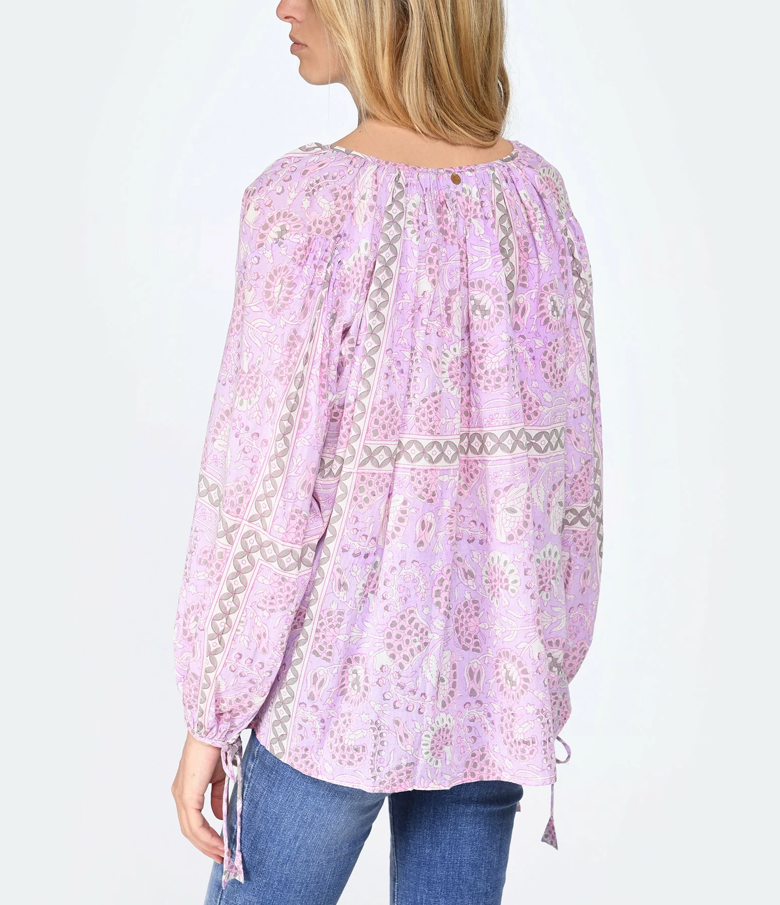 ANTIK BATIK Blouse Flavie Mauve – Image 5