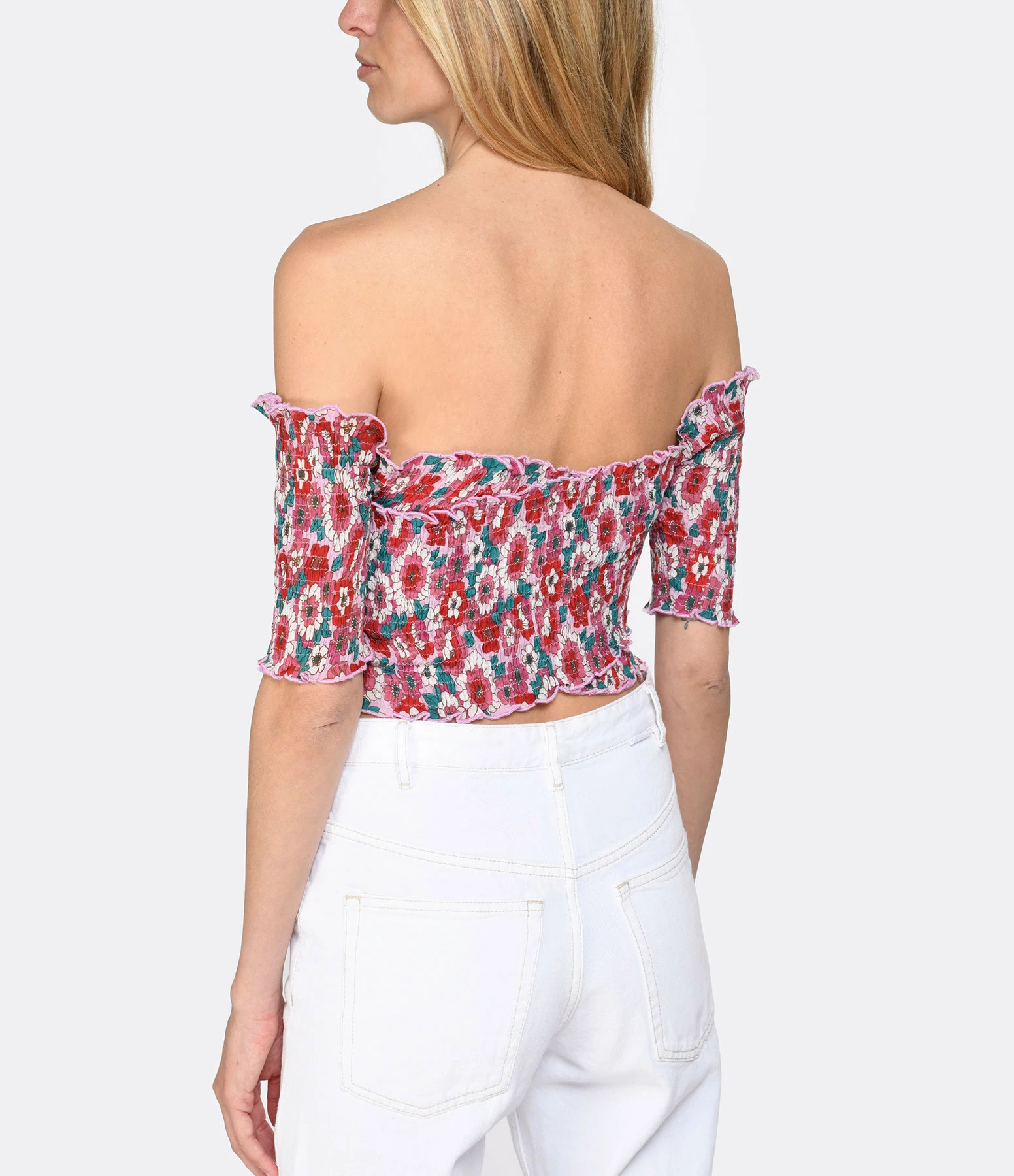 ANTIK BATIK Top Blossom Rouge – Image 4
