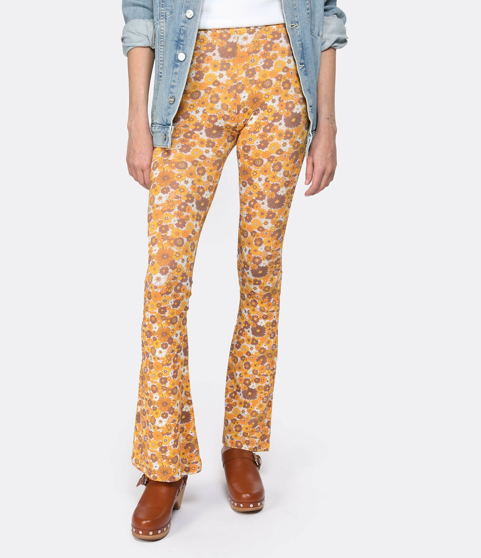 ANTIK BATIK Pantalon Martina Imprimé Jaune – Image 3