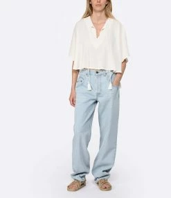 ANTIK BATIK Blouse Lilou Crème 8 ANTIK BATIK Blouse Lilou Crème -Boutique de vente ZIMMERMANN antik look20230215 458
