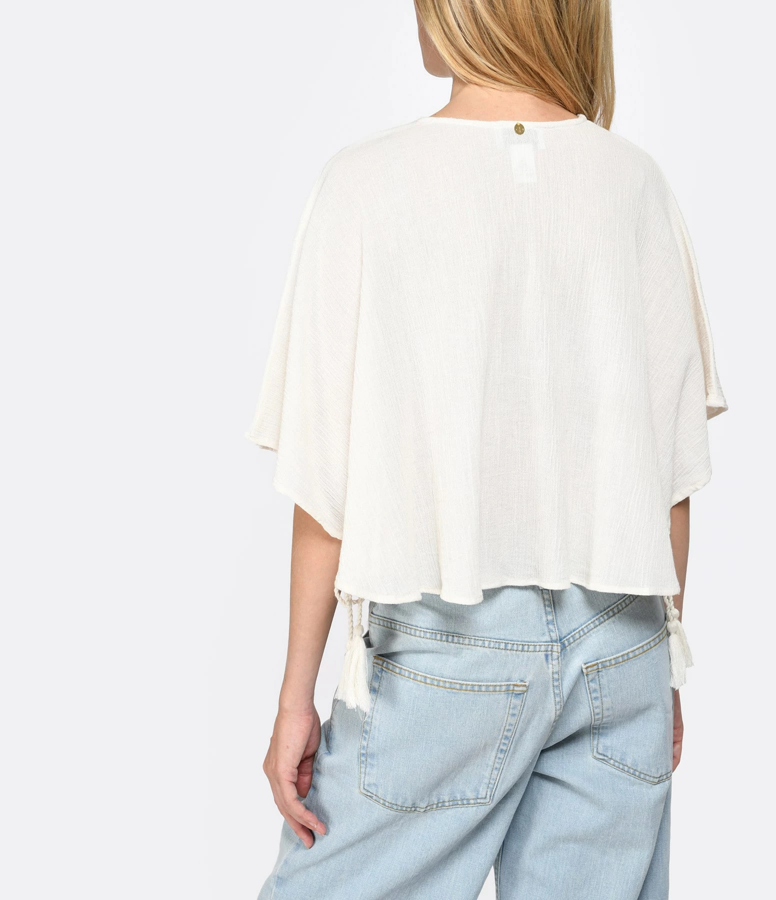 ANTIK BATIK Blouse Lilou Crème 6 ANTIK BATIK Blouse Lilou Crème – Image 4