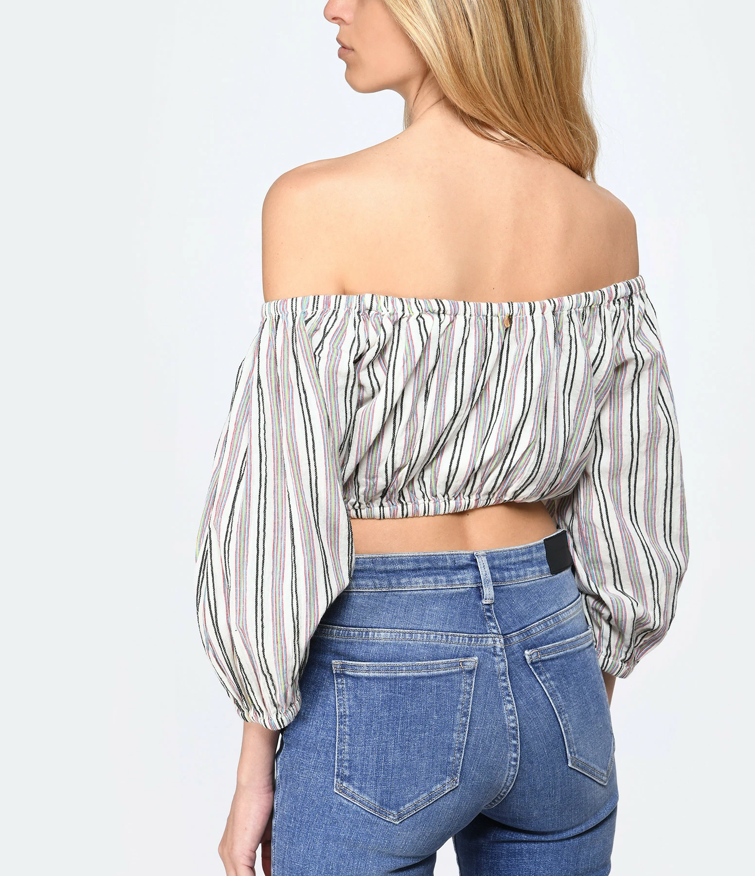 ANTIK BATIK Top Juliette Rayure Multicolore – Image 5