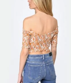 ANTIK BATIK Top Blossom Rouille -Boutique de vente ZIMMERMANN antik look20230215 89