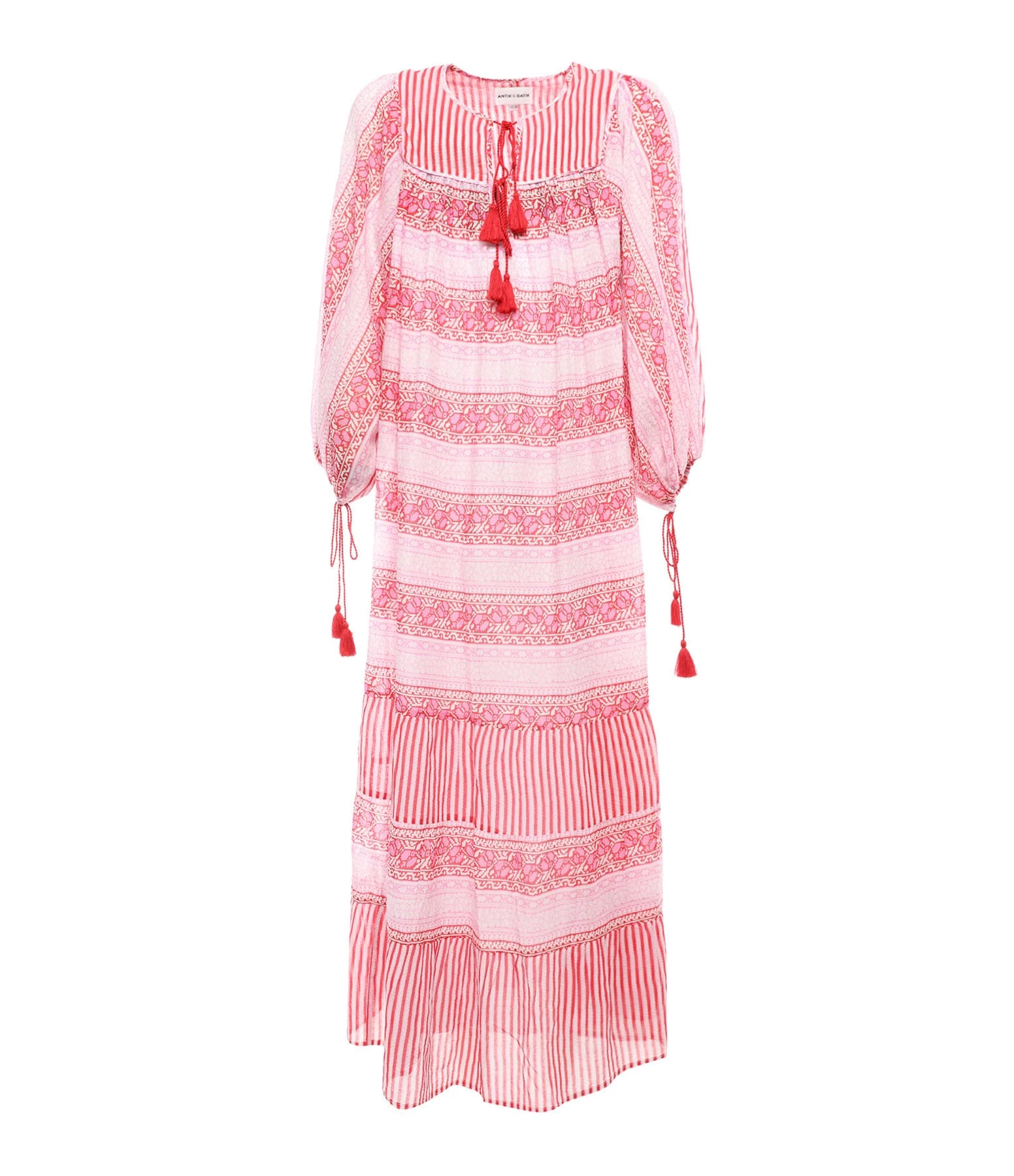 ANTIK BATIK Robe Longue Amelie Rose 3 ANTIK BATIK Robe Longue Amelie Rose
