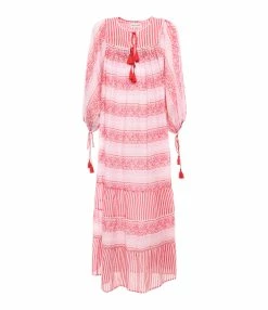 ANTIK BATIK Robe Longue Amelie Rose