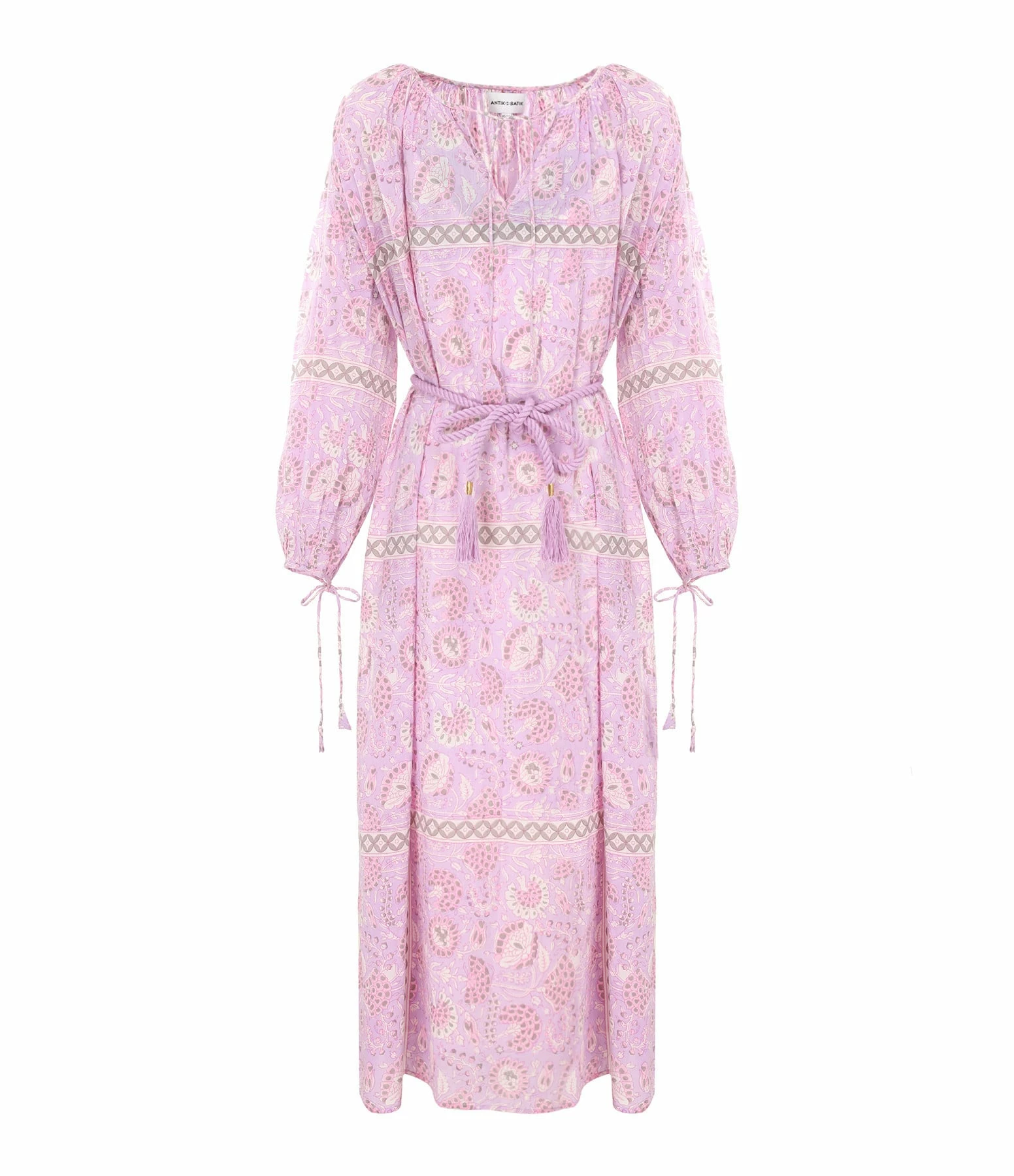 ANTIK BATIK Robe Longue Flavie Mauve 3 ANTIK BATIK Robe Longue Flavie Mauve