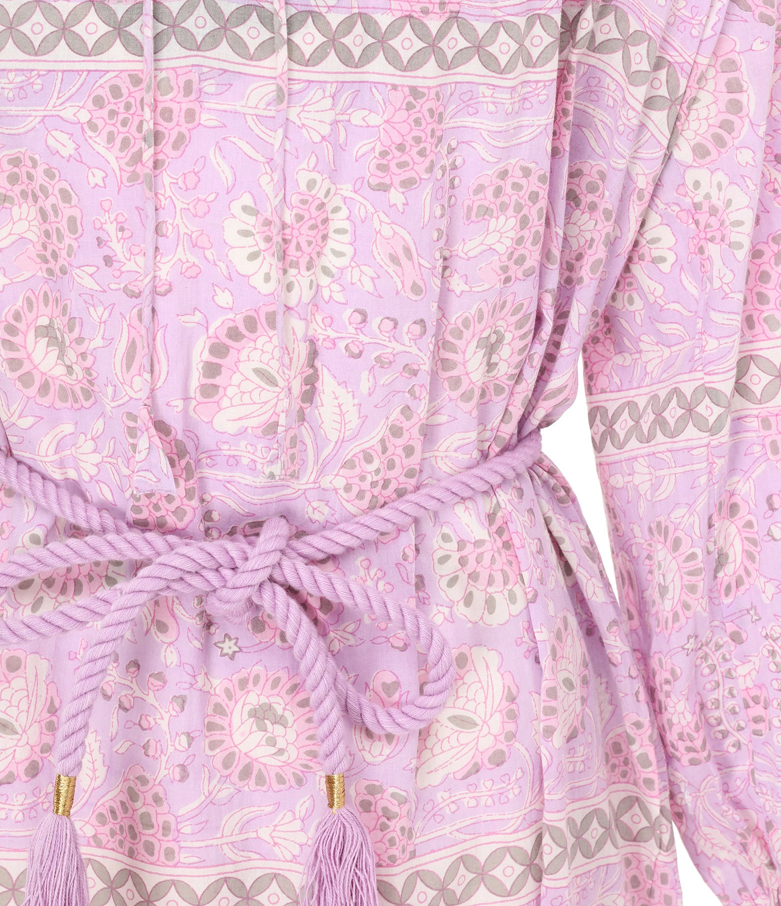 ANTIK BATIK Robe Longue Flavie Mauve 4 ANTIK BATIK Robe Longue Flavie Mauve – Image 2