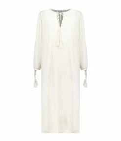 ANTIK BATIK Robe Longue Lilou Crème