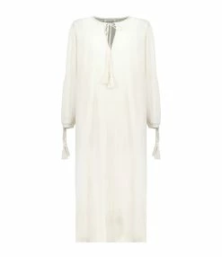 ANTIK BATIK Robe Longue Lilou Crème