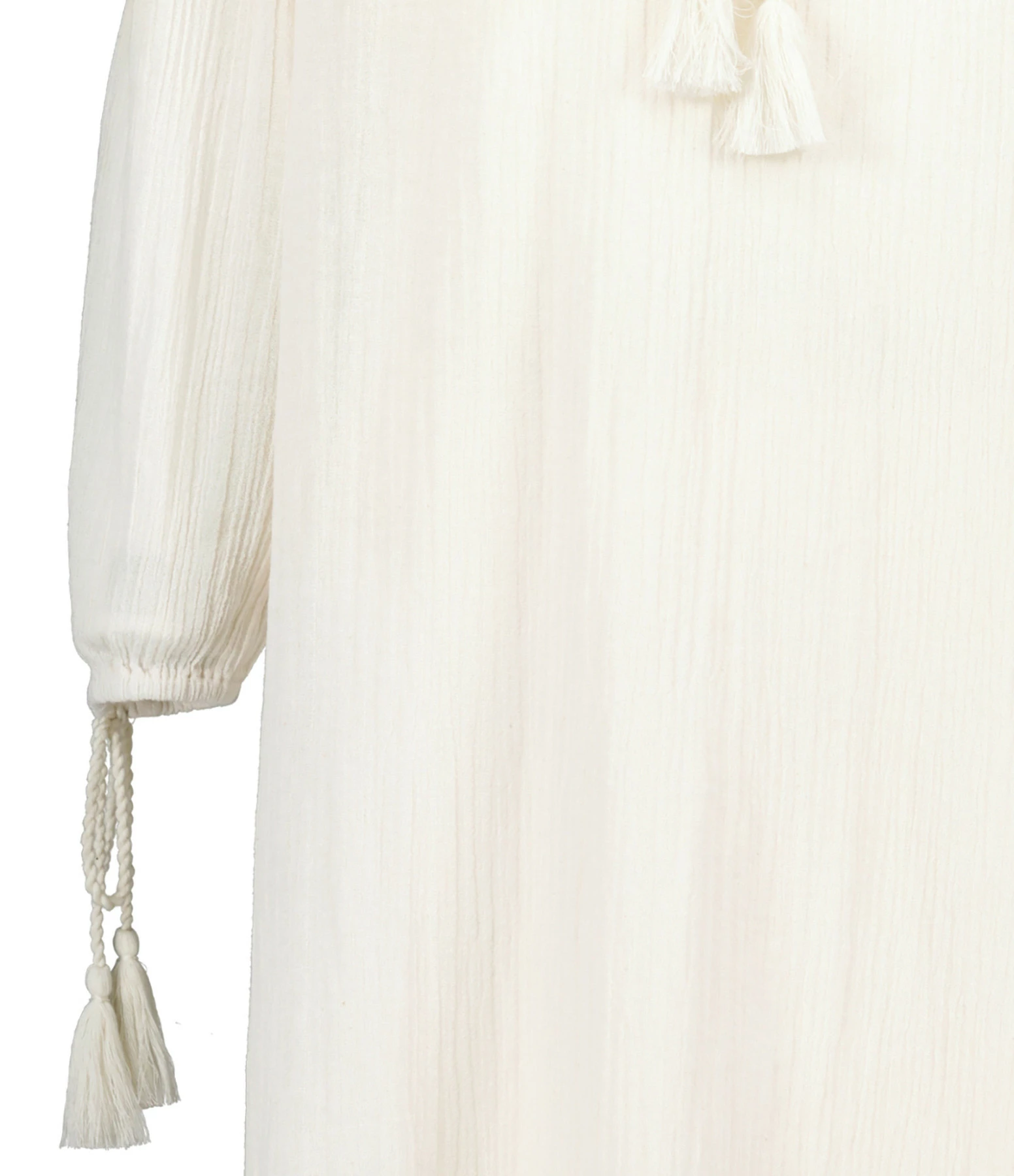 ANTIK BATIK Robe Longue Lilou Crème – Image 2