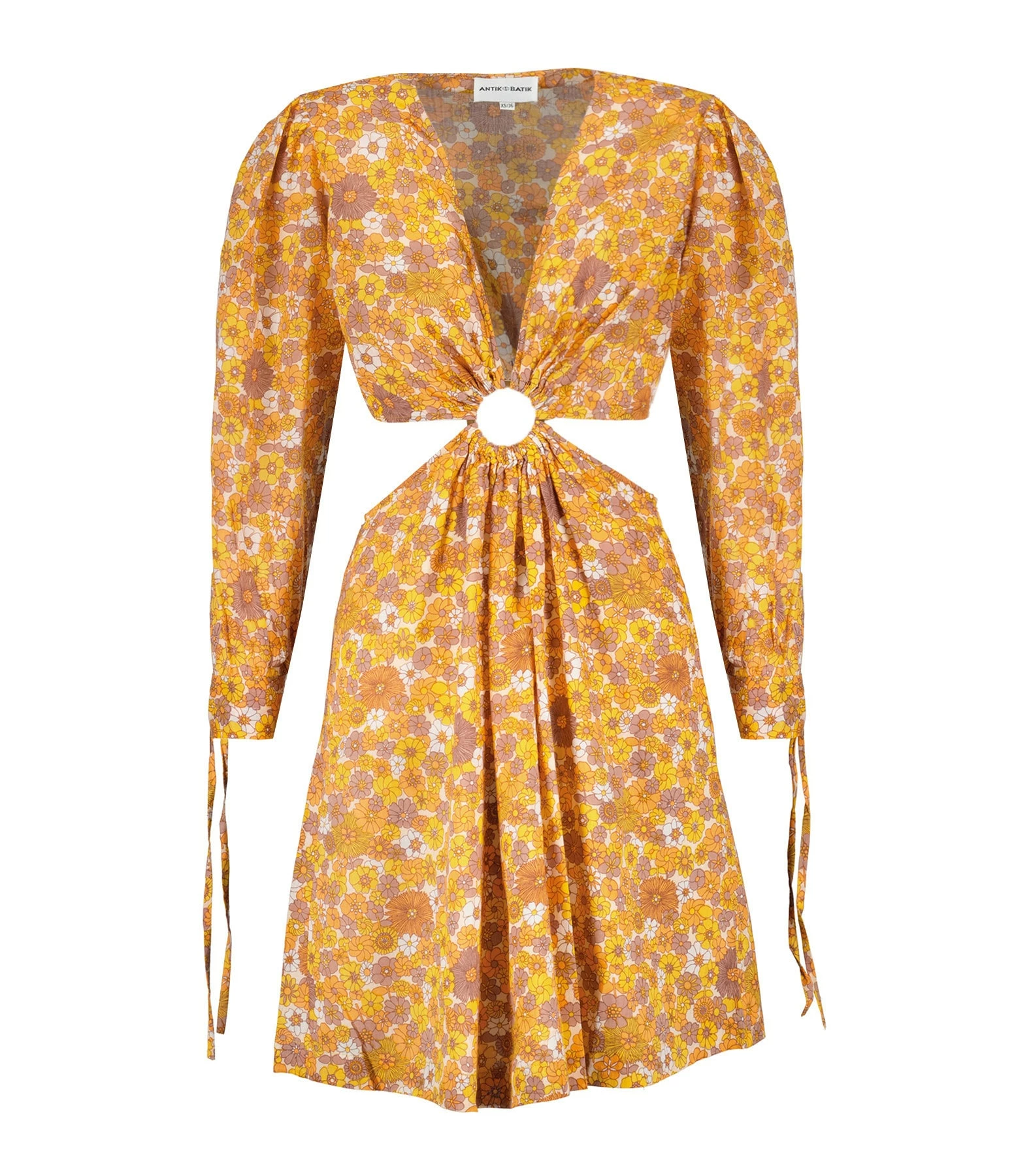 ANTIK BATIK Robe Courte Marty Orange