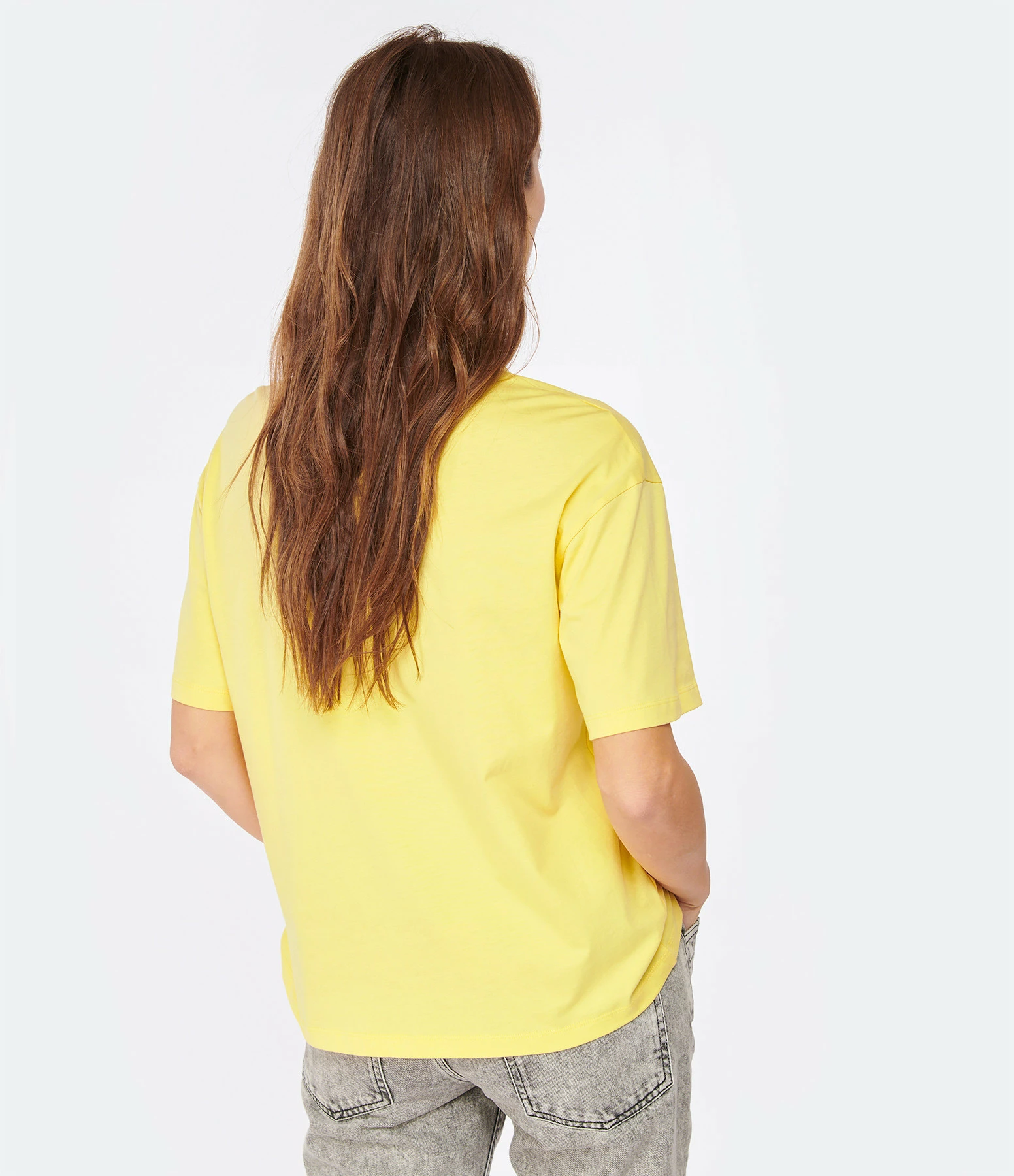 A.P.C. Tee-shirt Karol Coton Jaune – Image 4