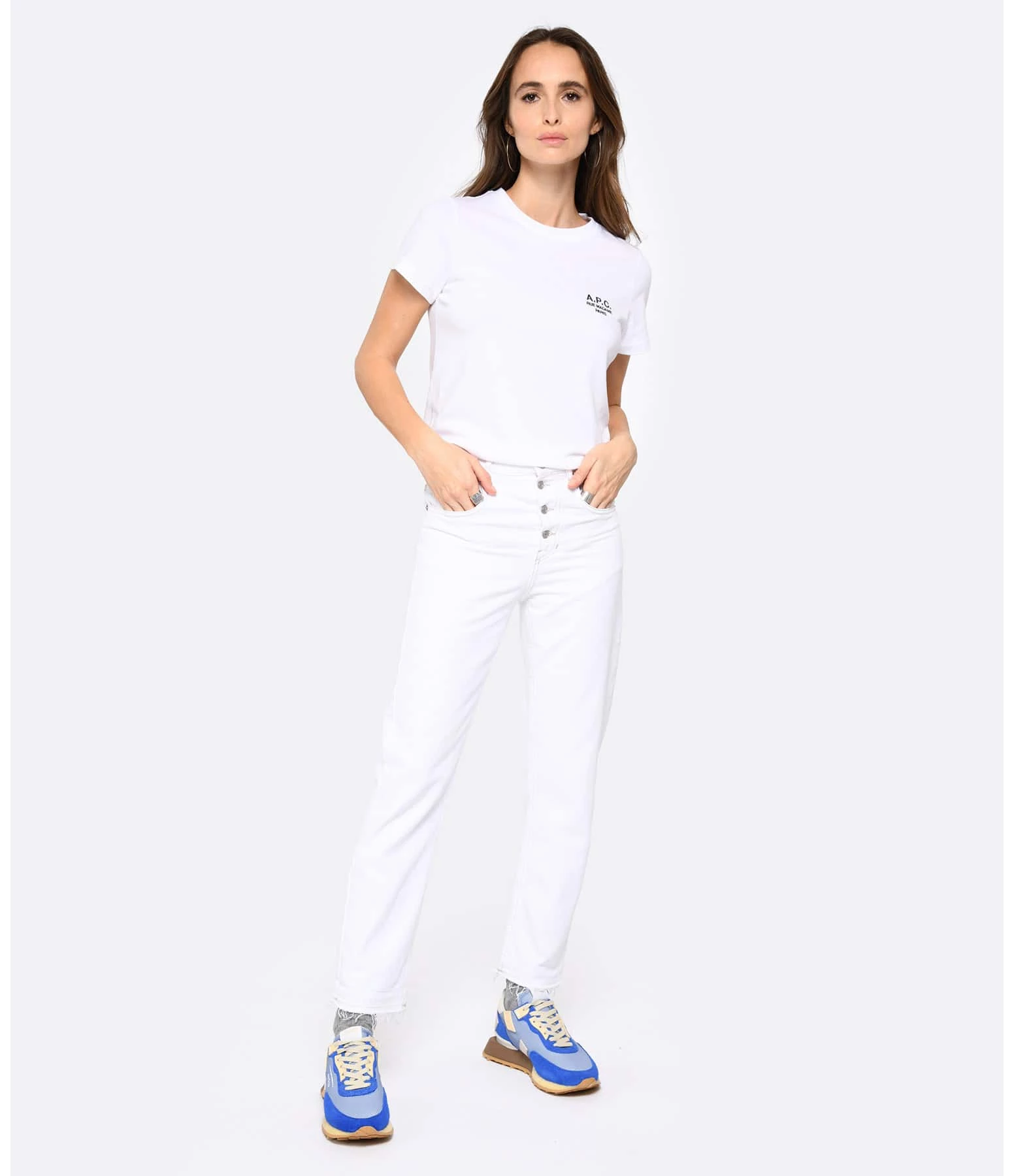 A.P.C. Tee-shirt Denise Coton Blanc – Image 4